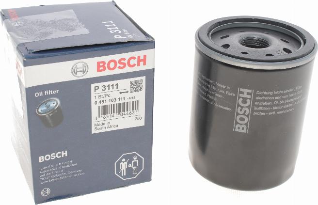 BOSCH 0 451 103 111 - Маслен филтър vvparts.bg