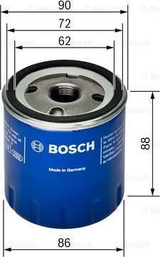 BOSCH 0 451 103 189 - Маслен филтър vvparts.bg