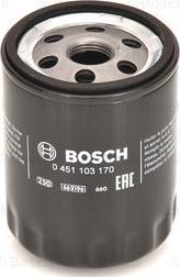 BOSCH 0 451 103 170 - Маслен филтър vvparts.bg