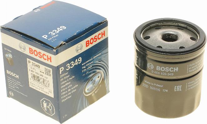 BOSCH 0 451 103 349 - Маслен филтър vvparts.bg