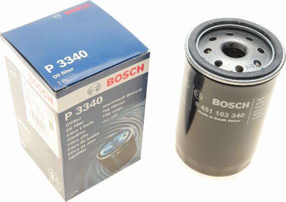 BOSCH 0 451 103 340 - Маслен филтър vvparts.bg