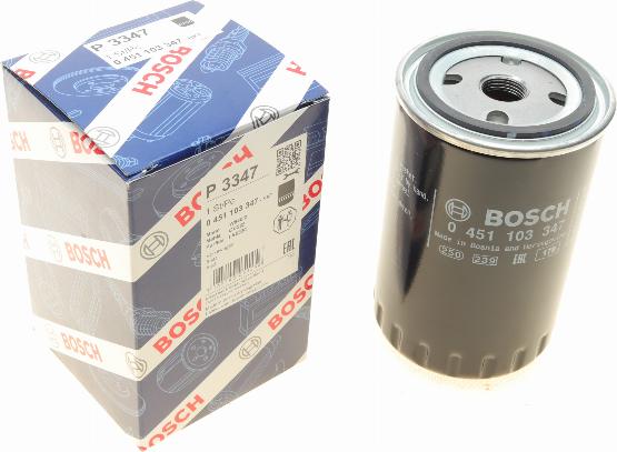 BOSCH 0 451 103 347 - Маслен филтър vvparts.bg