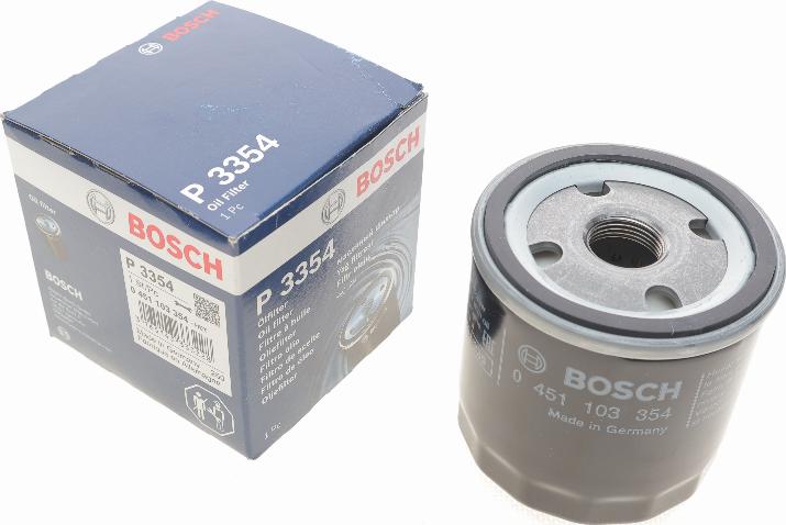 BOSCH 0 451 103 354 - Маслен филтър vvparts.bg