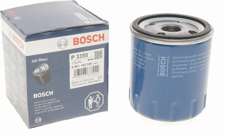 BOSCH 0 451 103 355 - Маслен филтър vvparts.bg