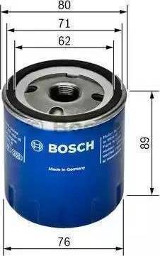 BOSCH 0 451 103 303 - Маслен филтър vvparts.bg