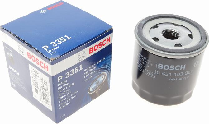 BOSCH 0 451 103 351 - Маслен филтър vvparts.bg