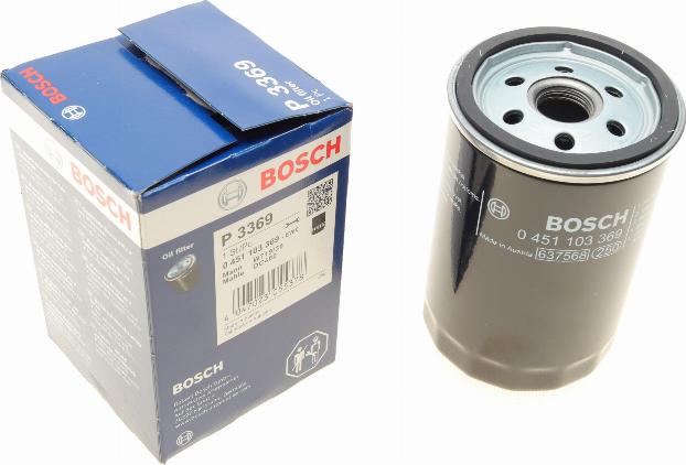 BOSCH 0 451 103 369 - Маслен филтър vvparts.bg