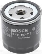 BOSCH 0 451 103 318 - Маслен филтър vvparts.bg