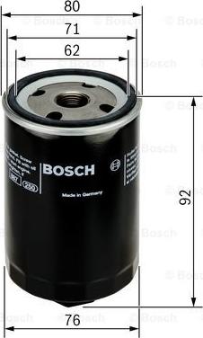 BOSCH 0 451 103 318 - Маслен филтър vvparts.bg