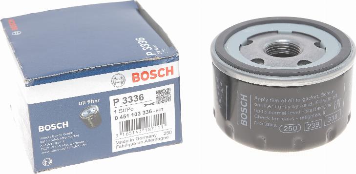 BOSCH 0 451 103 336 - Маслен филтър vvparts.bg