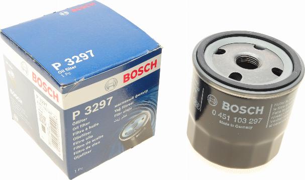 BOSCH 0 451 103 297 - Маслен филтър vvparts.bg