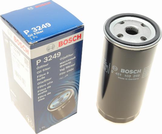 BOSCH 0 451 103 249 - Маслен филтър vvparts.bg