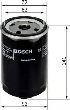 BOSCH 0 451 103 253 - Маслен филтър vvparts.bg