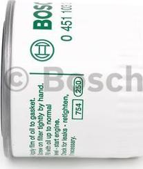 BOSCH 0 451 103 260 - Маслен филтър vvparts.bg