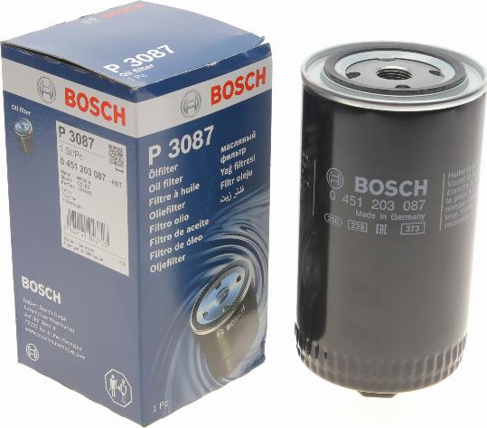 BOSCH 0 451 203 087 - Маслен филтър vvparts.bg