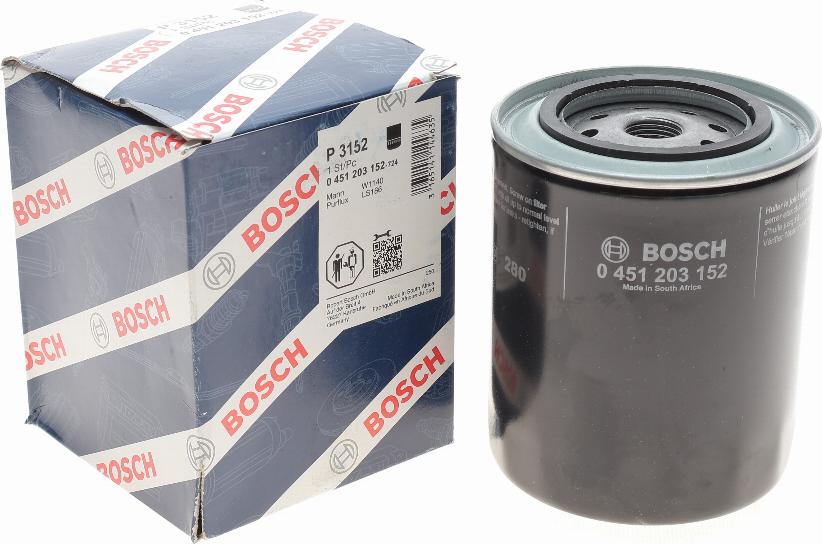 BOSCH 0 451 203 152 - Маслен филтър vvparts.bg