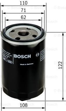 BOSCH 0 451 203 223 - Маслен филтър vvparts.bg