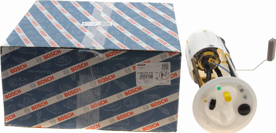 BOSCH 0 580 203 435 - Горивопроводен модул (горивна помпа+сонда) vvparts.bg