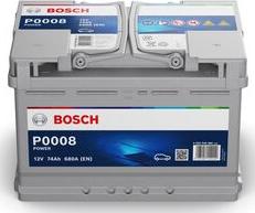 BOSCH 0 092 P00 080 - Стартов акумулатор vvparts.bg