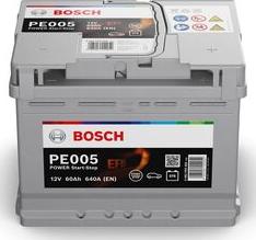 BOSCH 0 092 PE0 050 - Стартов акумулатор vvparts.bg