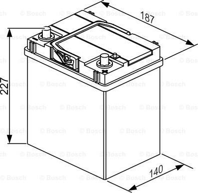 BOSCH 0 092 S40 180 - Стартов акумулатор vvparts.bg