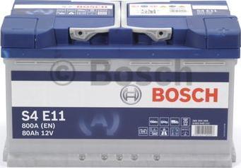 BOSCH 0 092 S4E 111 - Стартов акумулатор vvparts.bg