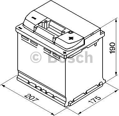 BOSCH 0 092 S50 020 - Стартов акумулатор vvparts.bg