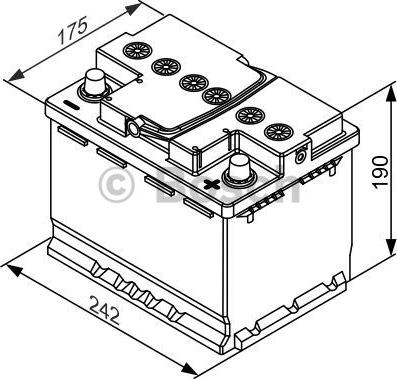 BOSCH 0 092 S5A 050 - Стартов акумулатор vvparts.bg