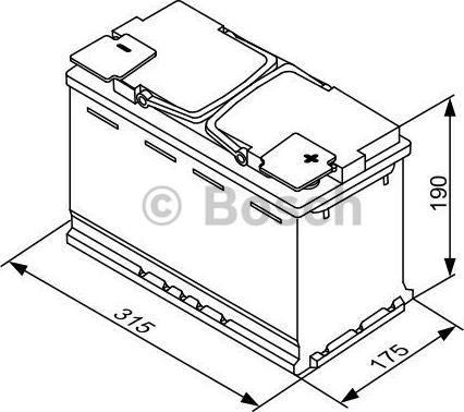 BOSCH 0 092 S5A 110 - Стартов акумулатор vvparts.bg