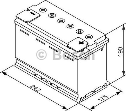 BOSCH 0 092 S60 050 - Стартов акумулатор vvparts.bg