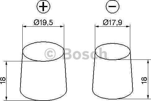 BOSCH 0 092 S60 050 - Стартов акумулатор vvparts.bg