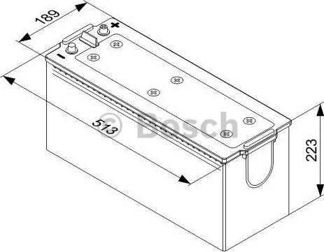 BOSCH 0 092 T40 750 - Стартов акумулатор vvparts.bg