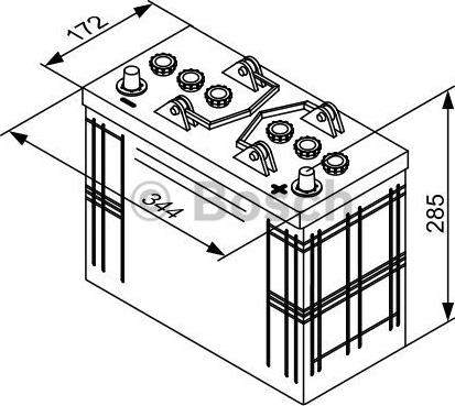 BOSCH 0 092 T30 400 - Стартов акумулатор vvparts.bg