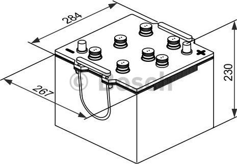 BOSCH 0 092 T30 420 - Стартов акумулатор vvparts.bg