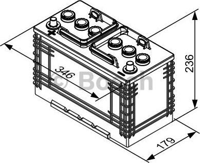 BOSCH 0 092 T30 370 - Стартов акумулатор vvparts.bg