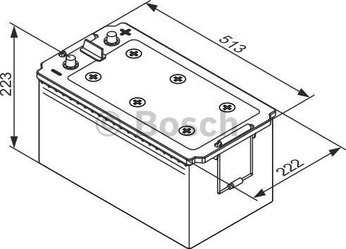 BOSCH 0 092 TE0 777 - Стартов акумулатор vvparts.bg