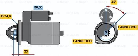 BOSCH 0 001 108 181 - Стартер vvparts.bg