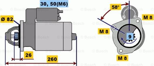 BOSCH 0 001 218 159 - Стартер vvparts.bg