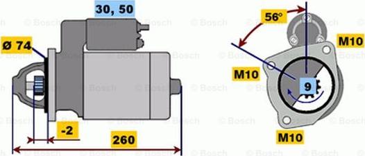 BOSCH 0 001 218 157 - Стартер vvparts.bg