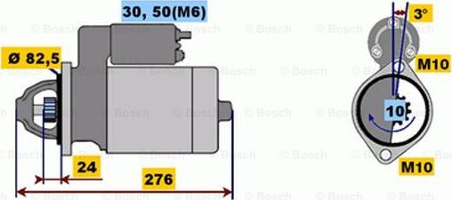 BOSCH 0 001 218 137 - Стартер vvparts.bg