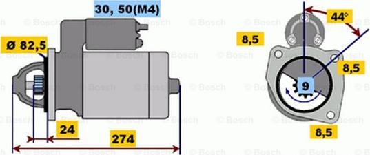 BOSCH 0 001 218 177 - Стартер vvparts.bg