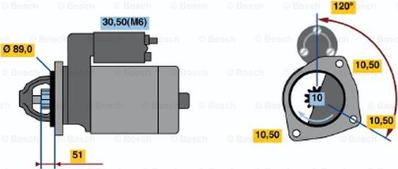 BOSCH 0 001 231 039 - Стартер vvparts.bg