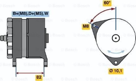 BOSCH 0 120 469 908 - Генератор vvparts.bg