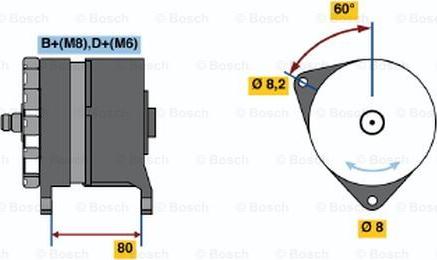 BOSCH 0 120 469 913 - Генератор vvparts.bg