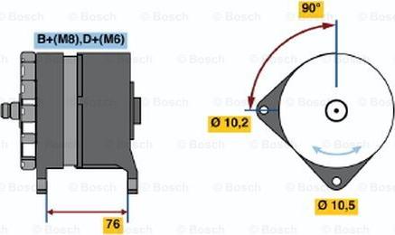 BOSCH 0 120 469 984 - Генератор vvparts.bg