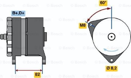 BOSCH 0 120 469 808 - Генератор vvparts.bg