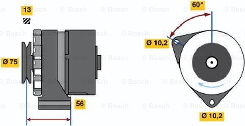 BOSCH 0 120 489 035 - Генератор vvparts.bg