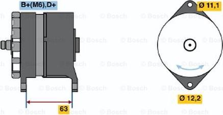 BOSCH 0 120 489 152 - Генератор vvparts.bg