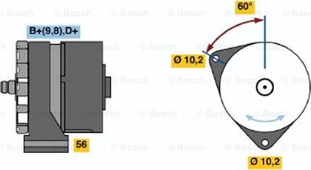 BOSCH 0 120 489 356 - Генератор vvparts.bg