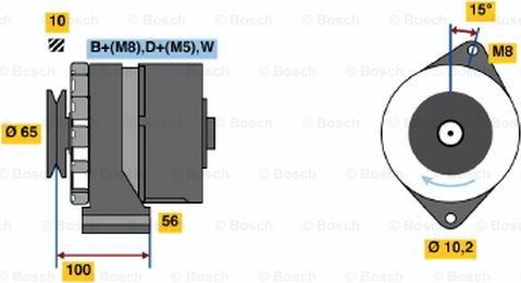 BOSCH 0 120 489 377 - Генератор vvparts.bg